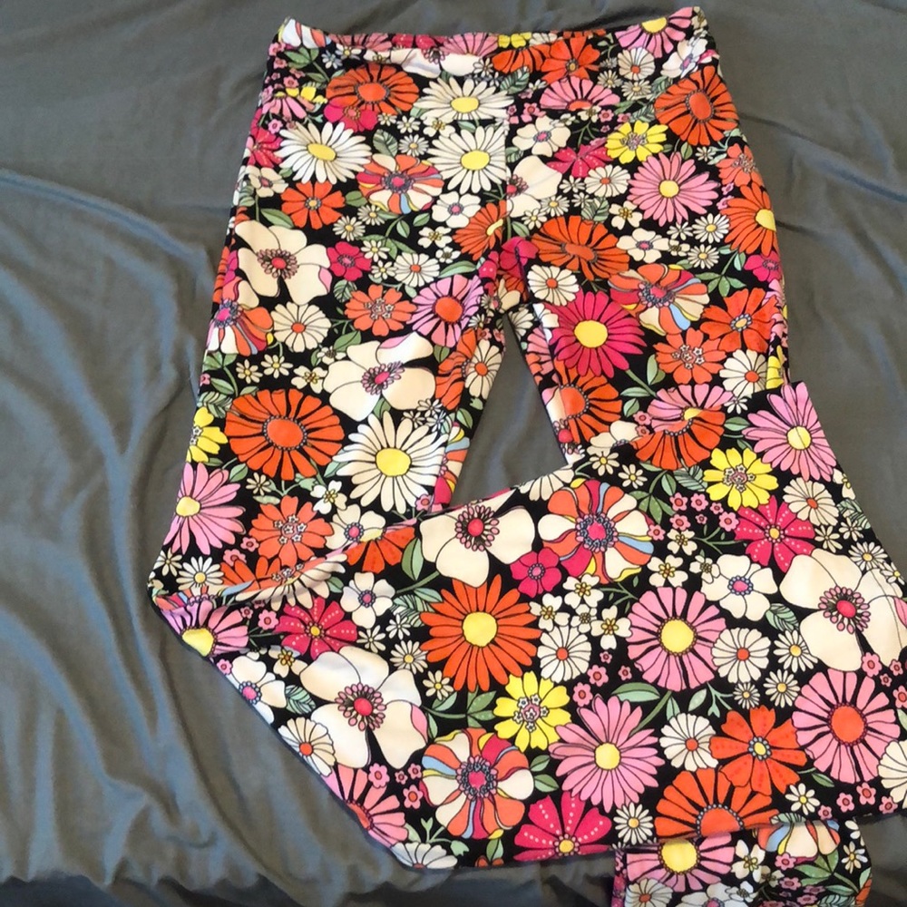 Flower Power Bell Bottom Pants